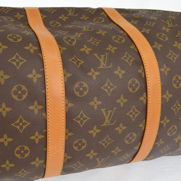 Louis Vuitton Monogram Keepall Bandouliere 60 Duffle Bag M41412 VI0933 NQ01219 - Picture 3 of 9